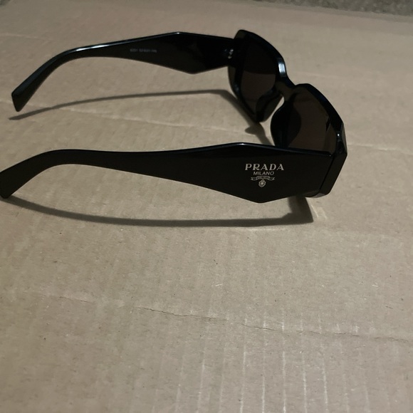 Prada Glossy Black Sunglasses - Picture 1 of 5